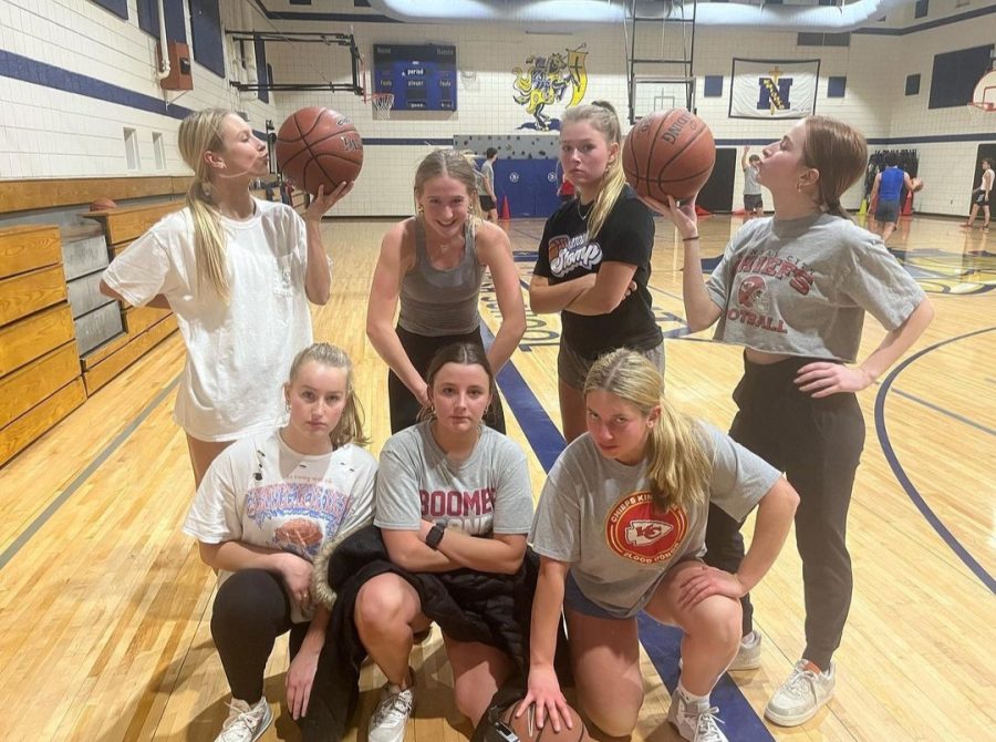Sion juniors compete in the CYO 2022 Winter Basketball League on their team, the Untouchaballazz.