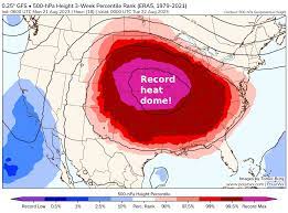 Record breaking heat dome 