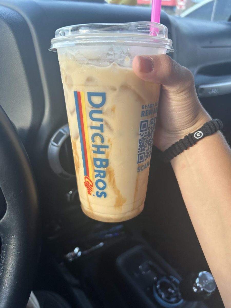 Iced Cookie Butter Chai from Dutch Bros on Antioch Rd.