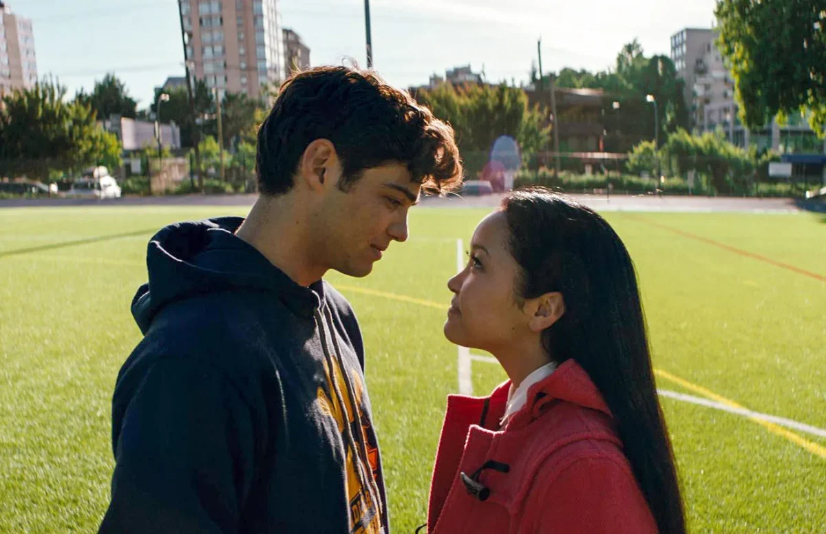 The ending scene of "To All The Boys I've Loved Before".